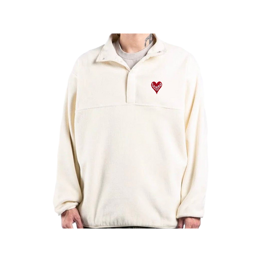 Heart Fleece cream
