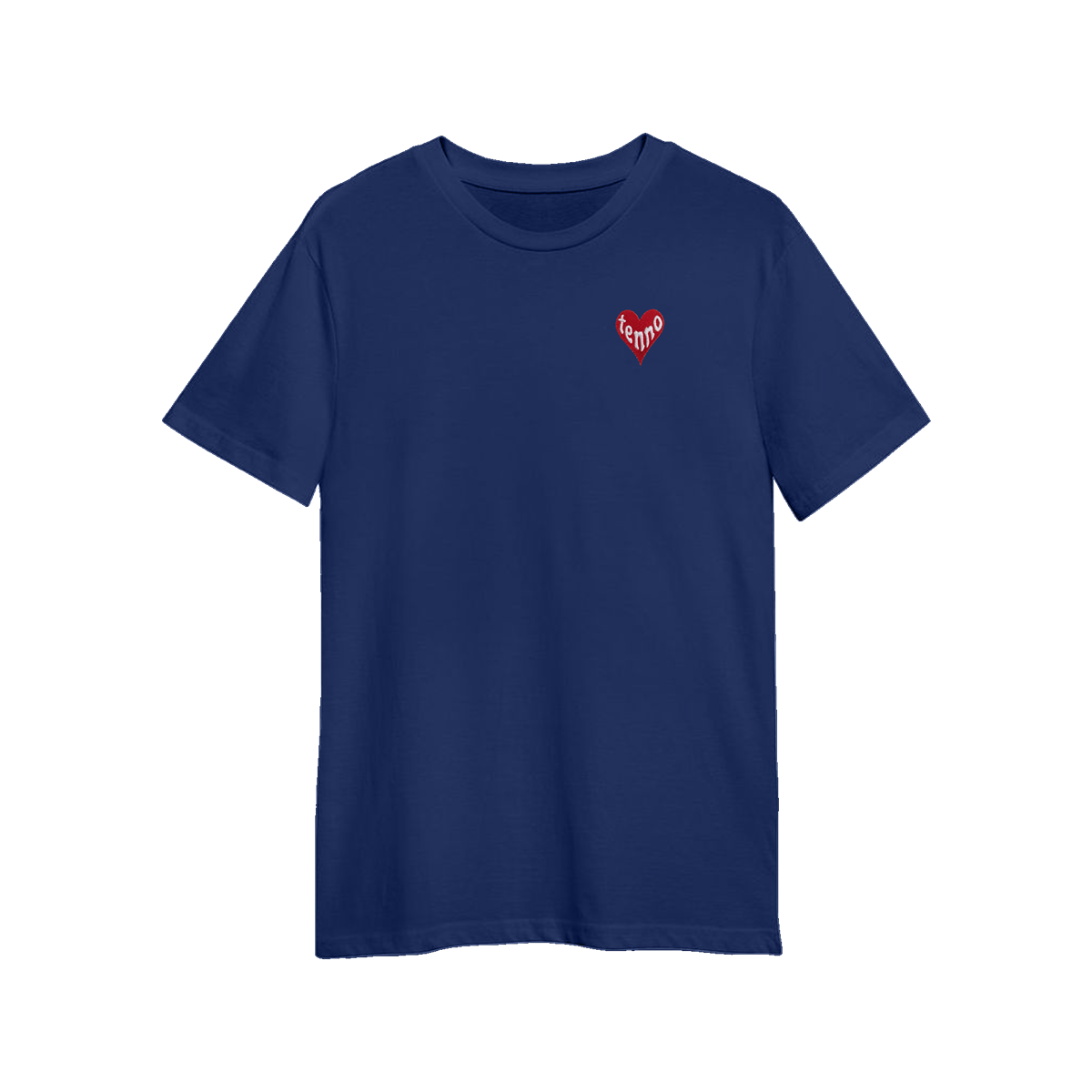 HEART TEE navy